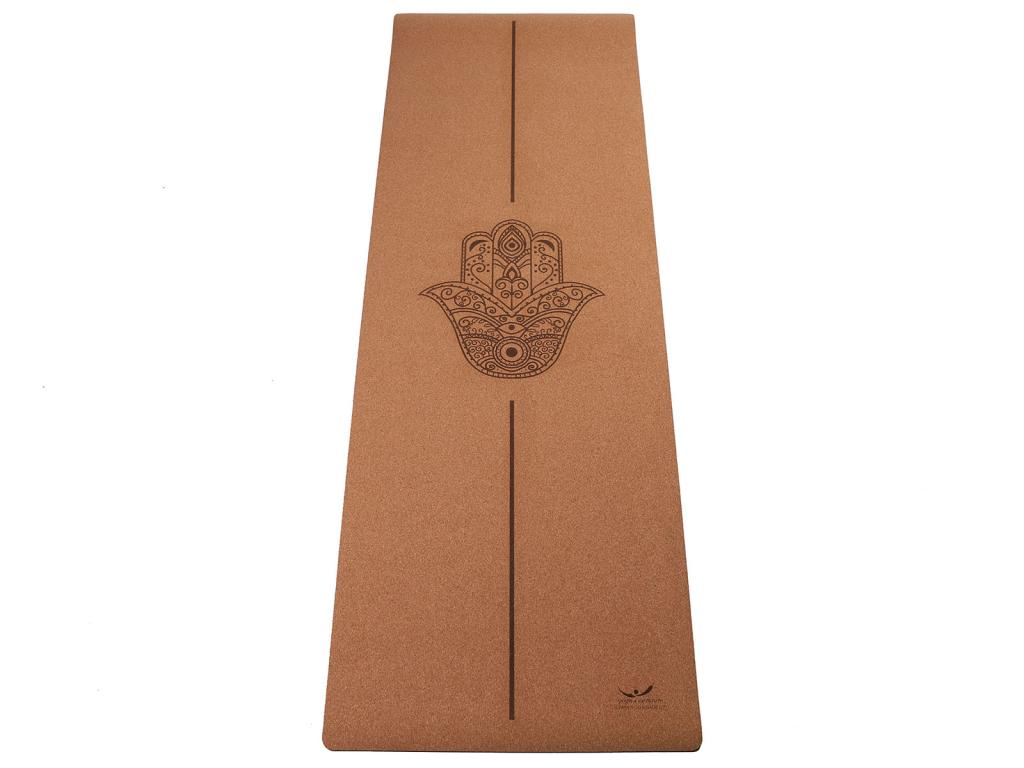 Korková podložka na jógu Hamsa
