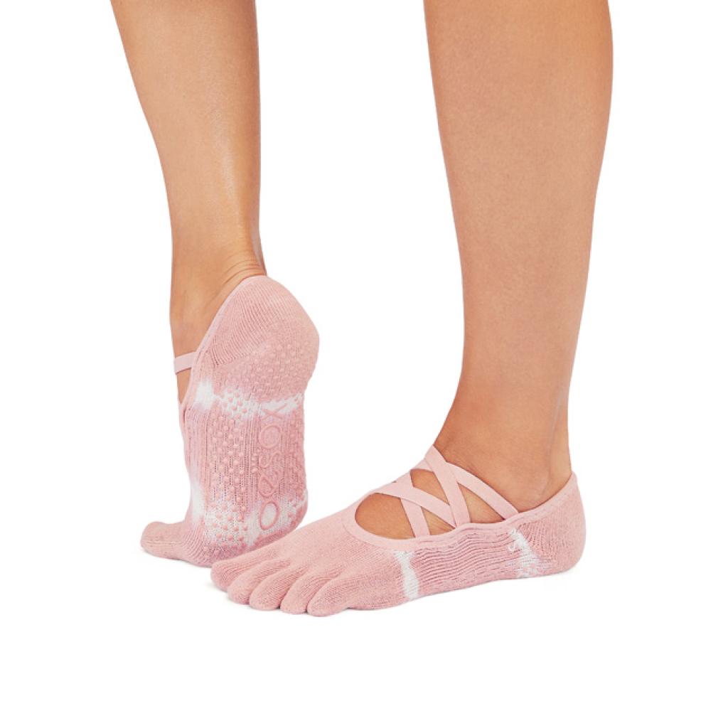 Ponožky na jógu Elle Petal Tie Dye Stripe